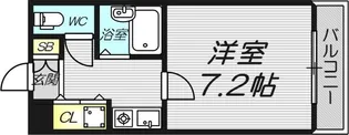 エバースクエア同心【8階】の間取り
