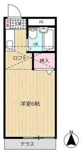 アリス春日部第2【1階】の間取り