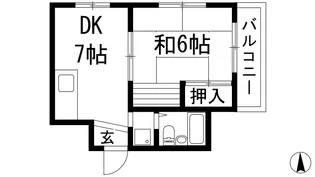 ハイツICHIU【4階】の間取り