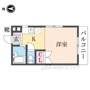 奥ハイツ2【2階】の間取り