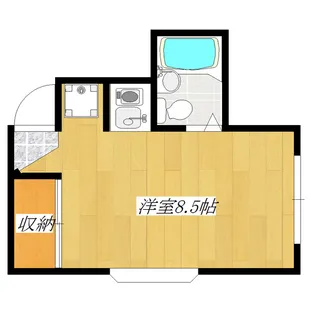 メゾンドアンジュ【3階】の間取り