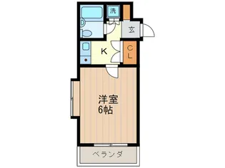 ローズガーデンA57番館【1階】の間取り