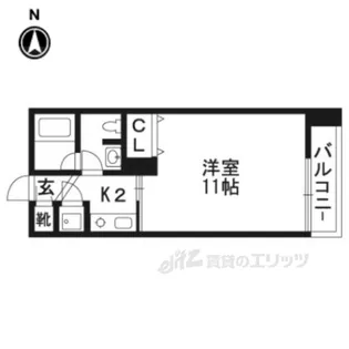 宝源ビル【6階】の間取り
