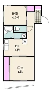 シャインビレッジ吉岡【5階】の間取り