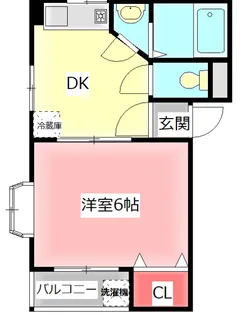 サンシャイン八雲【4階】の間取り
