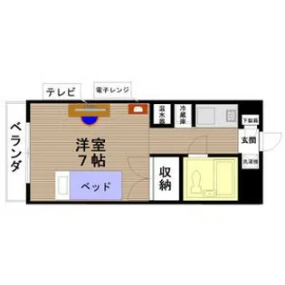 メゾン・ド・ユニヴェール【4階】の間取り