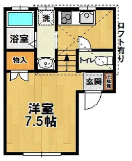 アークエステート谷田部【1階】の間取り