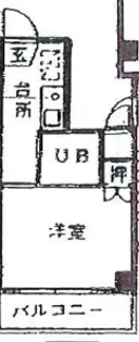 パープルハイツ森下【3階】の間取り