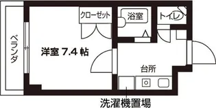ウイステリア新瑞【5階】の間取り