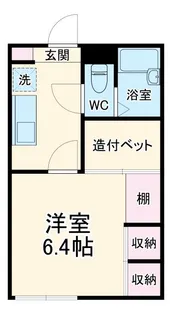 カーサヤマシタ【1階】の間取り