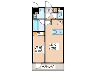 ダイナシティ高円寺II【4階】の間取り