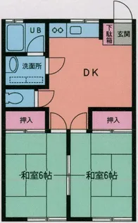グランドール鳥山【2階】の間取り