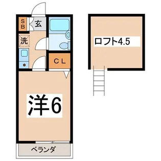 ボヌール3番館【2階】の間取り