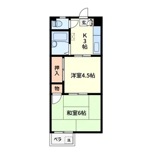 アビテハイツ【2階】の間取り