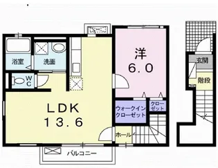 ビューティー ヒロ【2階】の間取り