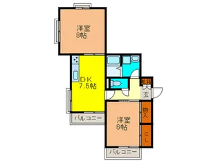 メゾンド-ルセントラルの間取り