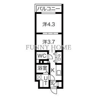 ルネサンスコート世田谷若林【4階】の間取り