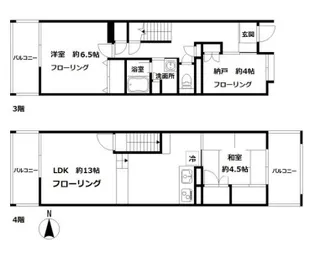 レジデンス浦和の間取り