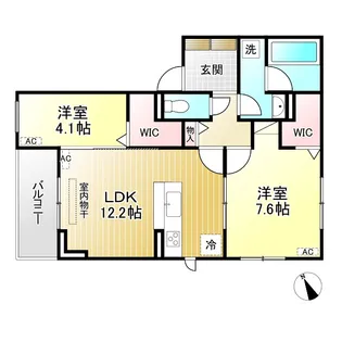 CASA de MaNa 吉祥寺【2階】の間取り