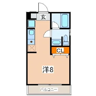 テック盛岡【3階】の間取り