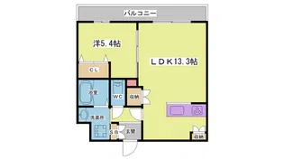 Diamond Green【1階】の間取り