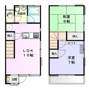 サニーハイツ6の間取り