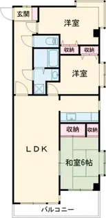リヴェールフレア田無【3階】の間取り