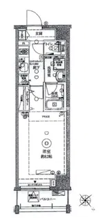 クレヴィスタ門前仲町グラン【8階】の間取り
