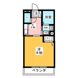 ノベア白浜【2階】の間取り