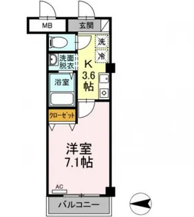 FELICE CITTA【3階】の間取り