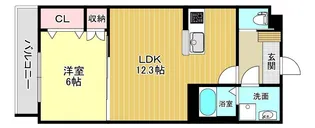 ヴィガラス9【5階】の間取り