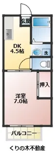 サンシティ日吉【2階】の間取り