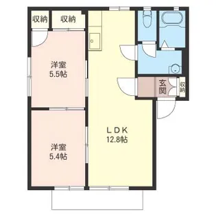 エクセルグレイ大宮A【1階】の間取り