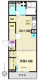 モンラルジュ国分【1階】の間取り