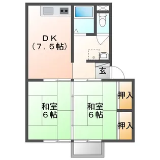 ペアシティーC棟【1階】の間取り