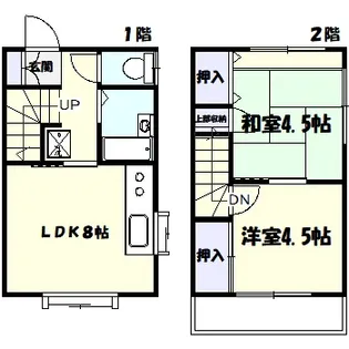 神奈川県川崎市宮前区宮崎【アパート】の間取り