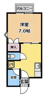 ヒルズいとう【2階】の間取り
