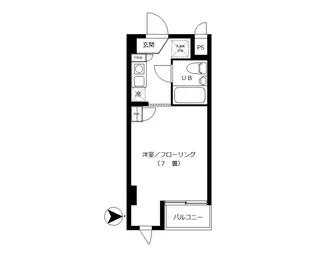 ウッドヒルズ【3階】の間取り