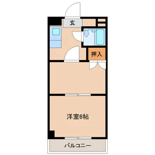 アーバングリーン六本松【2階】の間取り