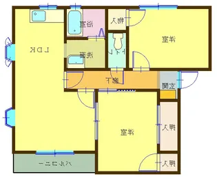 パセオケトル【1階】の間取り