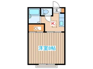 ディアス上杉【1階】の間取り