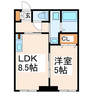 Mハイツ【2階】の間取り