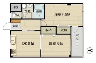 芳斉プラザ114【3階】の間取り