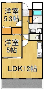 リッシェル【6階】の間取り