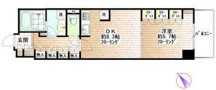 グレーシア横浜関内クオリテ【3階】の間取り