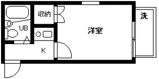 テラス三ツ沢【1階】の間取り