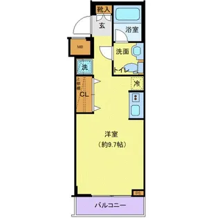 プレール・ドゥーク方南町【2階】の間取り
