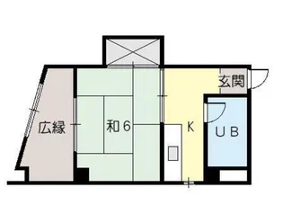 内野ビル【4階】の間取り