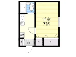 麻田ハイツ【1階】の間取り