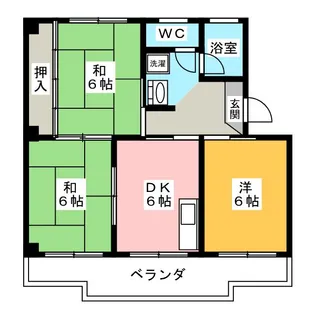 3DKの間取り画像